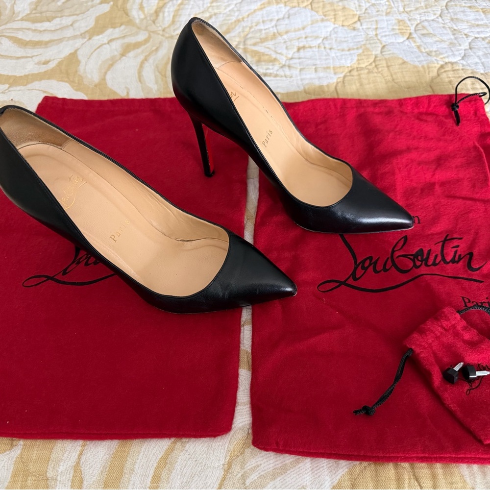 Christian Louboutin Black Heels - Picture 2 of 8